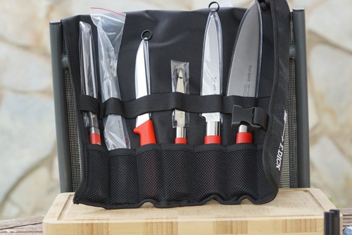 Dick rolltasche tlg set red - rolltasche, 6-tlg.